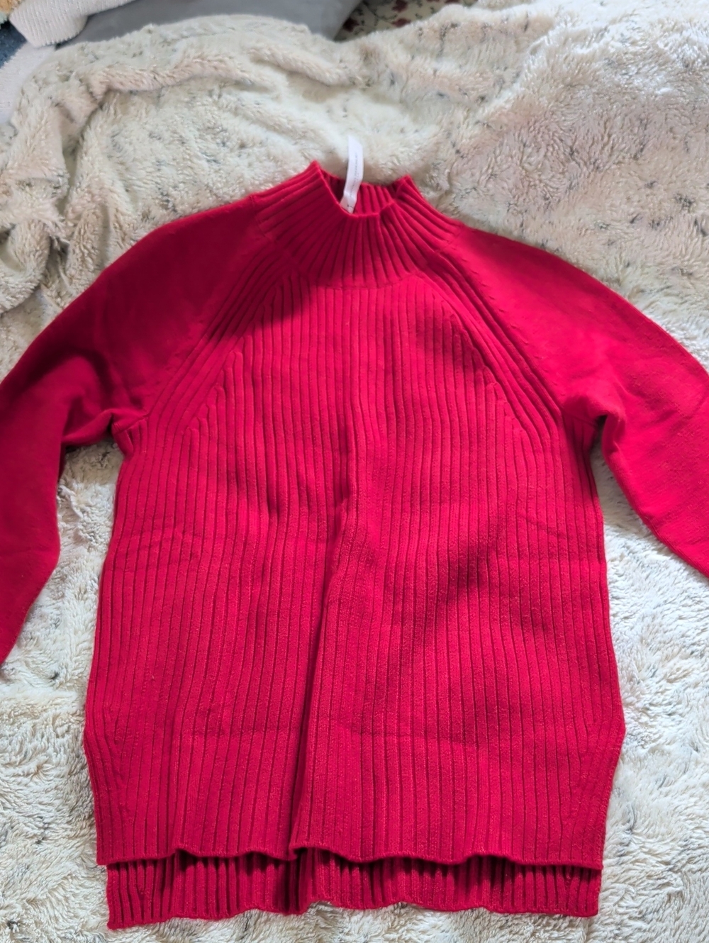 Banana Republic Mock Neck Sweater - Red